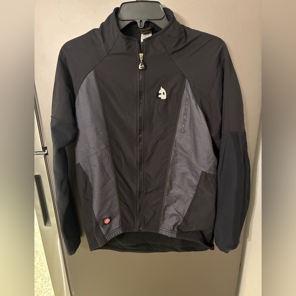 Women European Made Black and Gray Etxeondo Cycling Jacket. XL